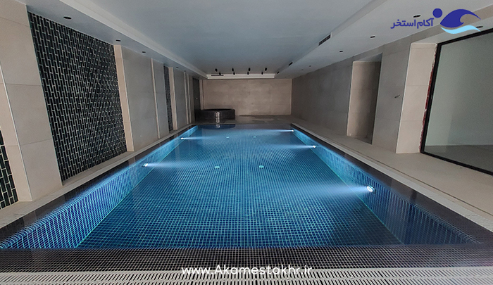 طراحی و ساخت استخر سرپوشیده پروژه قلهک