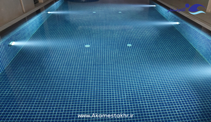 طراحی و ساخت استخر سرپوشیده پروژه قلهک