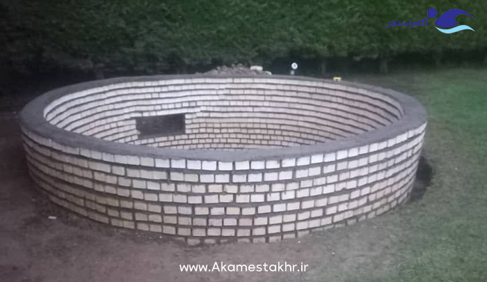 طراحی و ساخت جکوزی روباز پروژه رامسر